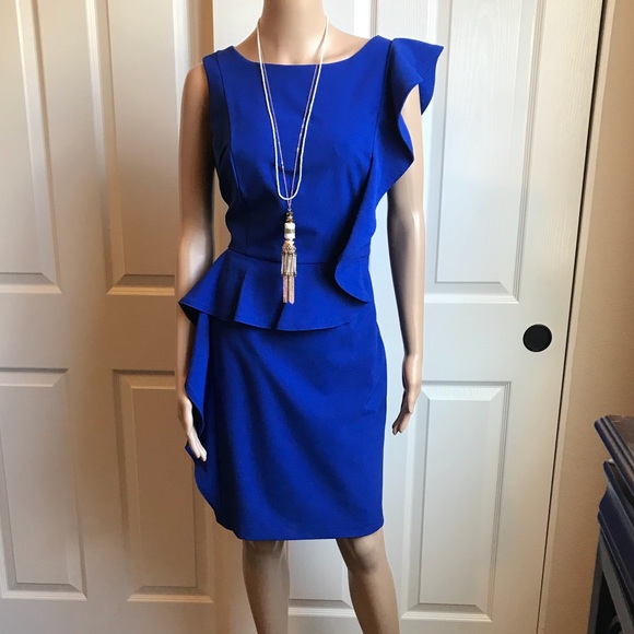 Calvin Klein Dresses Nwt Calvin Klein Royal Blue Dress Poshmark